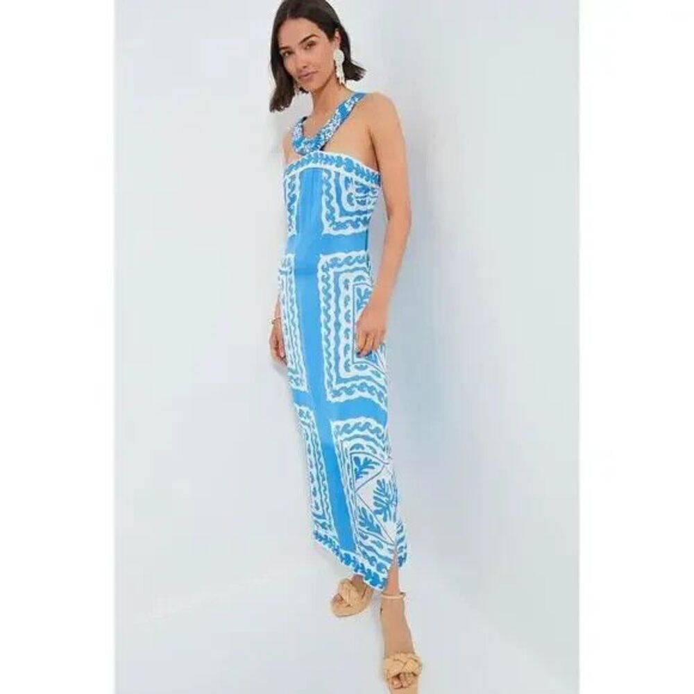 NEW Tuckernuck Anna Cate  Bandana Abigail Maxi Dress Medium Resort Wear Vacation